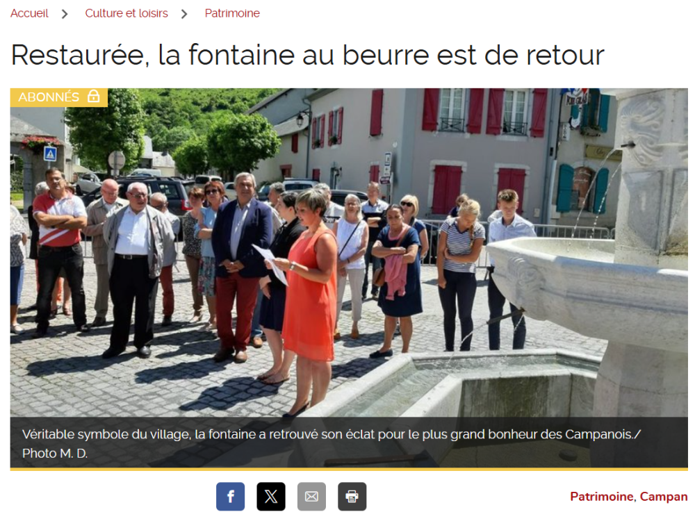 Articles Campan fontaine au beurre Articles Campan fontaine au beurre