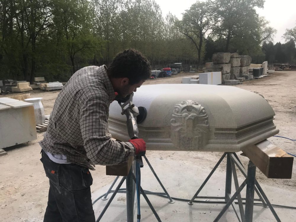 Finitions sur fontaine atelier Finitions sur fontaine atelier