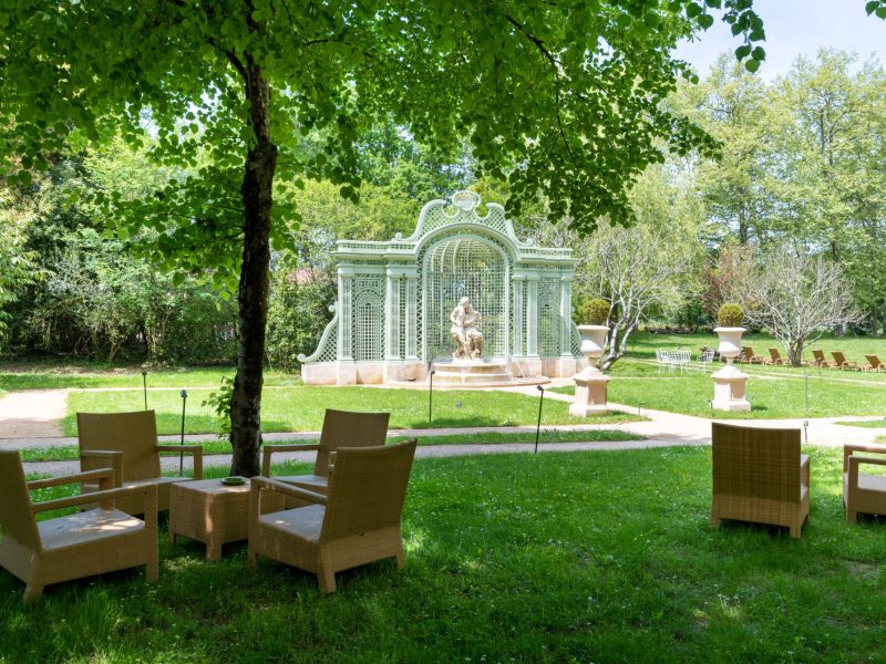 Fontaine parc Eugénie les bains guérard Fontaine parc Eugénie les bains guérard