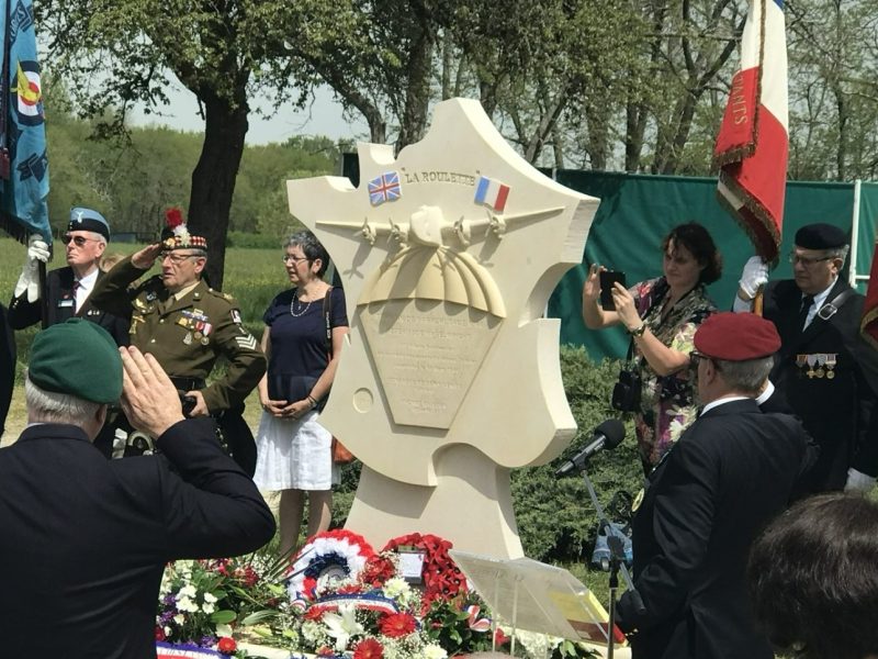 Inauguration monument aux morts