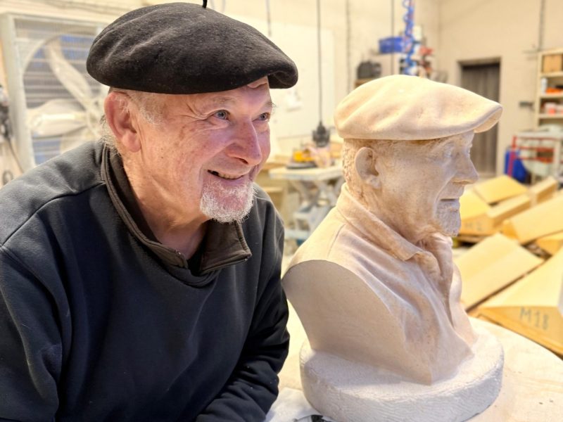 Buste en sculpture taille de pierre atelier bouneou Buste en sculpture taille de pierre atelier bouneou