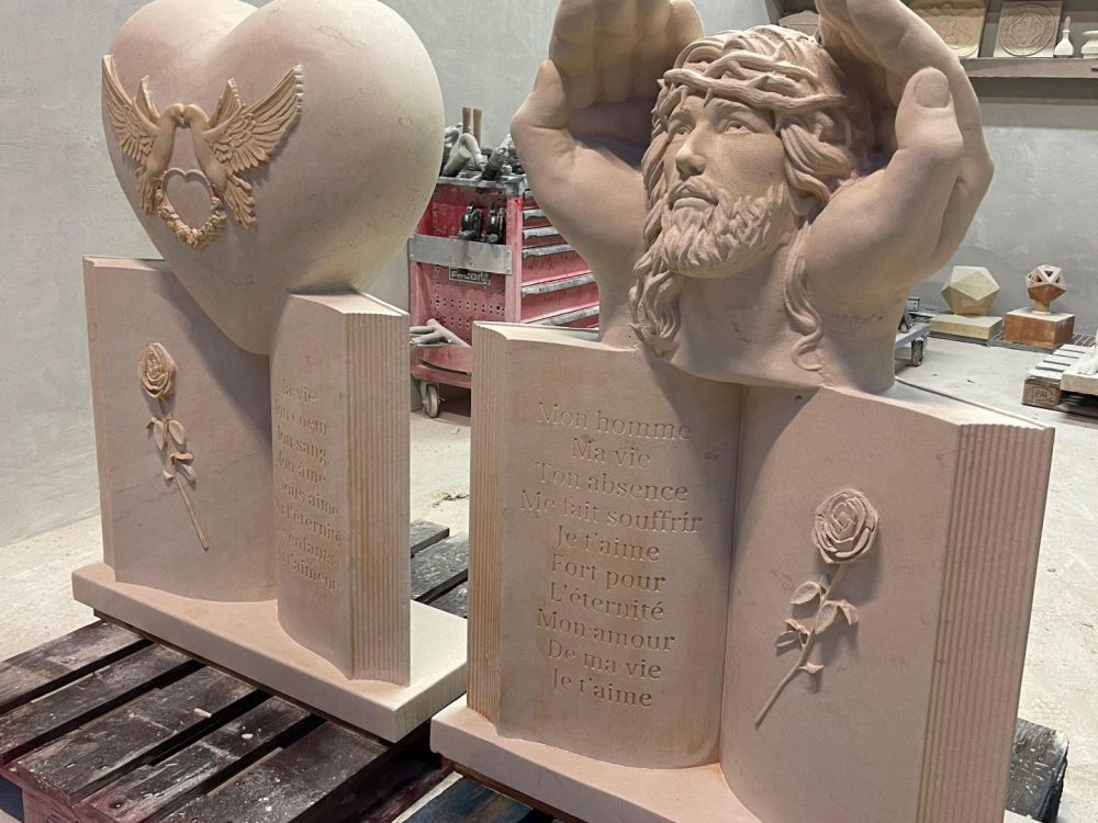 Sculpture atelier bouneou en pierre de taille